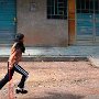 Peru - Cuzco - Girl jumping rope