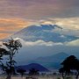 Tanzania -- Mt Kilimanjara at sunrise<br />