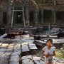 Cambodia - girl at Angkor Thom 
