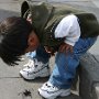 Ecuador - Quito - Boy and the spider